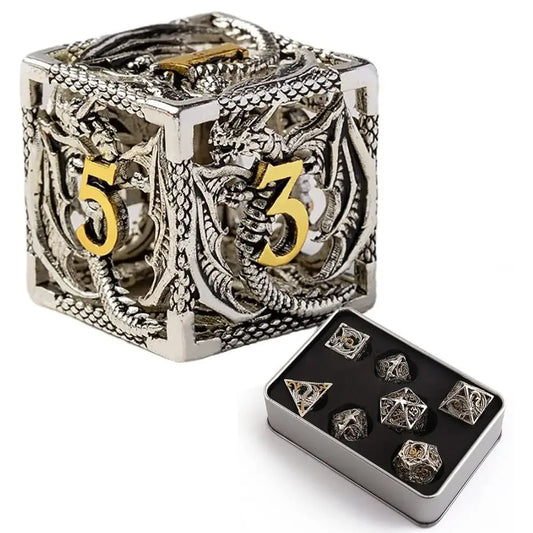 Metal DND Dice Set
