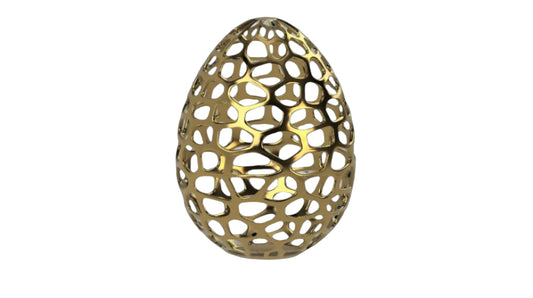 Metallic Easter egg