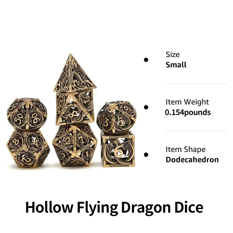 Metal DND Dice Set