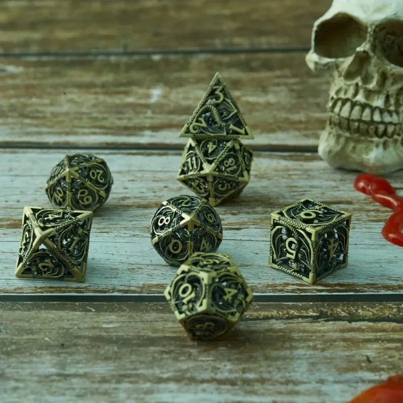 Metal DND Dice Set