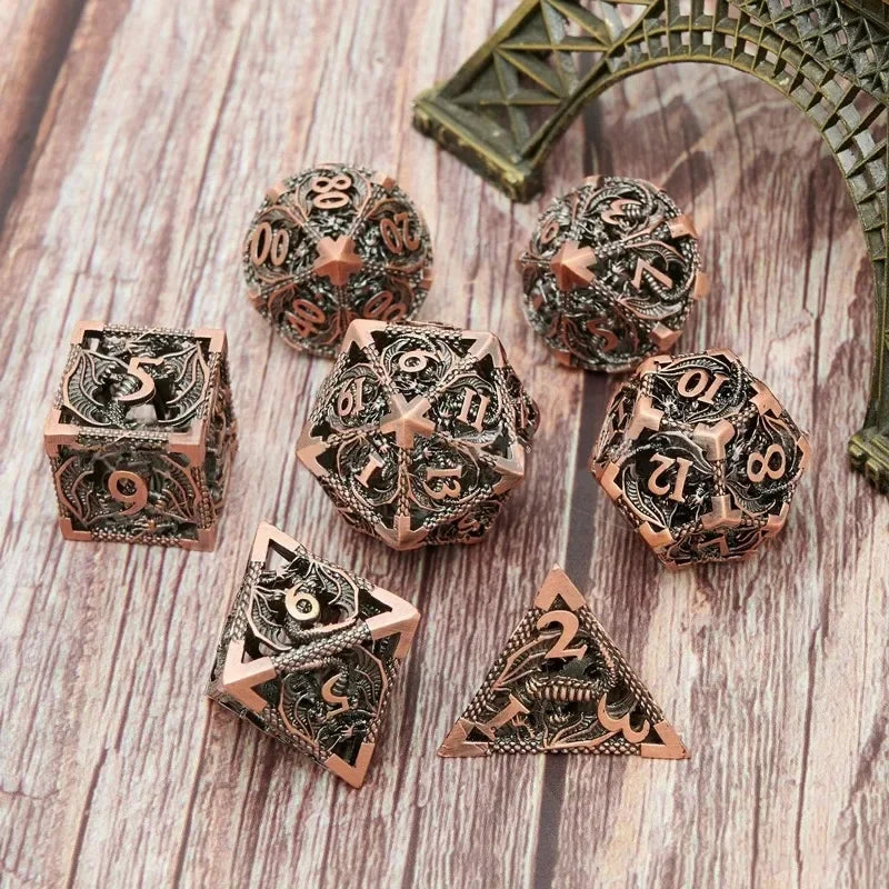Metal DND Dice Set